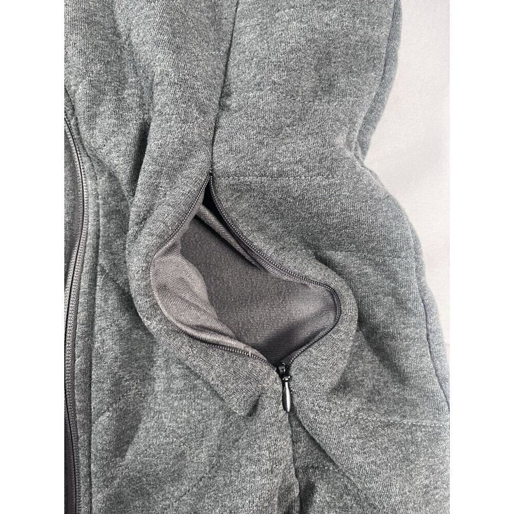 The North Face Caroluna Jacket Women's Size Medium Dark Gray Sherpa Lined - Picture 6 of 10